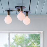 Bobbie Medium Three Light Semi-Flush Mount