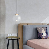 Boble Pendant Light Medium Aged Gold Brass By Matteo-Lifestyle View
