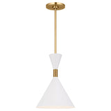 Bodhi Pendant Small Burnished Brass By Visual Comfort Main View 1