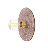 Bog Oak Wall Light - Satin Brass