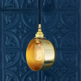Bogota Quirky Pendant - Polished Brass