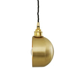 Bogota Quirky Pendant - Satin Brass