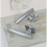 Bold Door Lever in Satin Chrome lifestyle view by Colombo Design