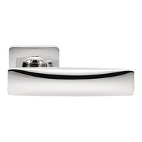 Bold Door Lever in Polished Chrome by Colombo Design