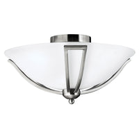 Bolla Medium Flush Mount - Brushed Nickel - by Hinkley