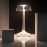 Bon Jour Unplugged Table Lamp Almost White By Flos - Lifestyle View