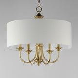 Bongo 5-Light Pendant Natural Aged Brass by Maxim Lighting