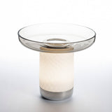 Bonta Table Lamp Plate Smoke Grey .By Artemide