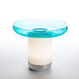 Bonta Table Lamp Plate Turquoise .By Artemide