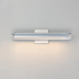 Bookkeeper LED Wall Light Medium Natural Polished Chrome With Light By ET2  Front View