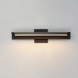 Bookkeeper LED Wall Light Small Black By ET2 Front View