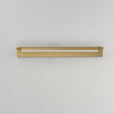 Bookkeeper LED Wall Light Small Natural Aged Brass By ET2 Front View