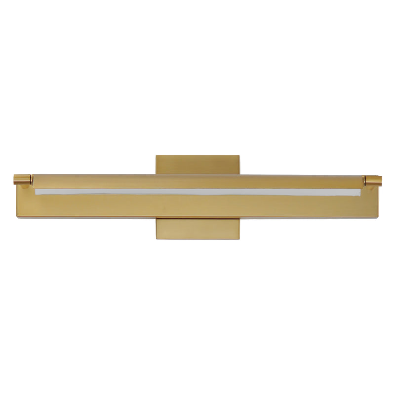 Bookkeeper LED Wall Light Small Natural Aged Brass By ET2