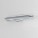 Bookkeeper LED Wall Light Small Polished Chrome With Light By ET2 Side View