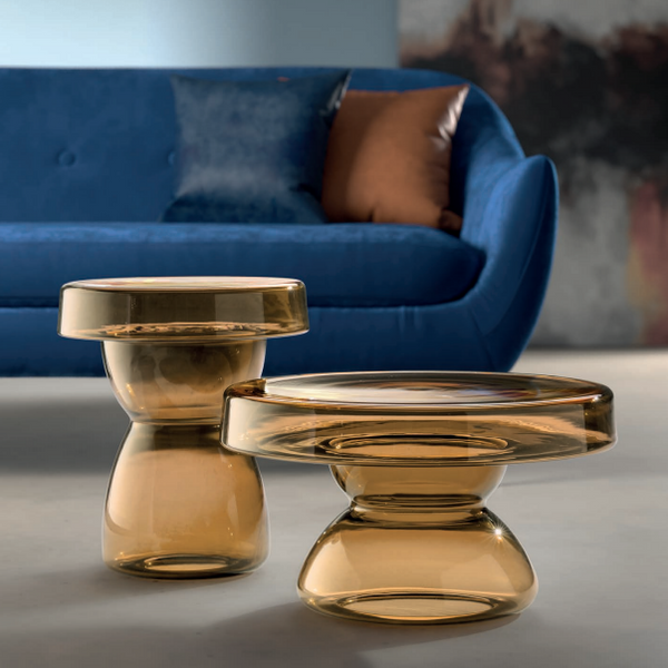 Borace Side Table Amber By Di Glass