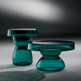 Borace Side Table Peacock Green By Di Glass