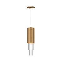 Bordeaux Pendant — Aged Gold