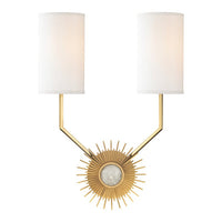 Borland Wall Sconce - Aged Brass by Hudson Valley