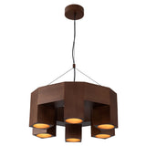 Bosco Chandelier — 25 Inch, Walnut
