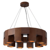 Bosco Chandelier — 35 Inch, Walnut