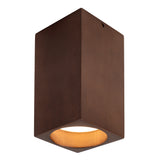 Bosco Flush Mount — 5 Inch (10 Inch Height), Walnut