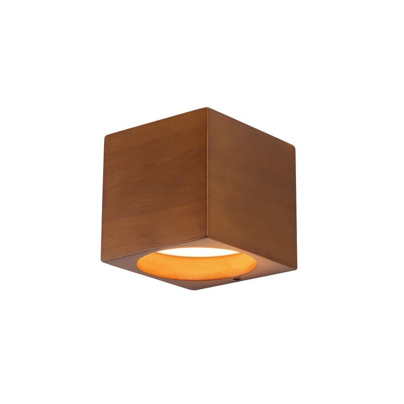 Bosco Wall Sconce — 5 Inch (5 Inch Height), Natural Oak