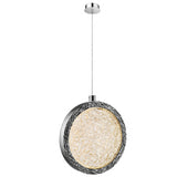Bottega Pendant Light 10 Inch Polished Nickel By Avenue Lighting Main View 2
