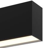 Boulevard 48” Outdoor Linear Wall Sconce Black By DALS - Detailed View1