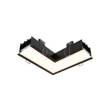 Boulevard 90 Degree Corner Connector by Dals - Recessed Linear, 120V, Black