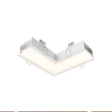 Boulevard 90 Degree Corner Connector by Dals - Recessed Linear, 120V, White