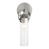 Bow Wall Sconce 1 Light, shown in Sterling, by Hubbardton Forge