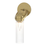 Bow Wall Sconce 1 Light in Modern Brass by Hubbardton Forge