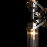 Bow Wall Sconce 2 Light detail in Sterling, by Hubbardton Forge