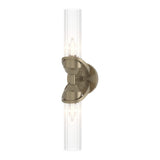 Bow Wall Sconce 2 Light in Soft Gold by Hubbardton Forge