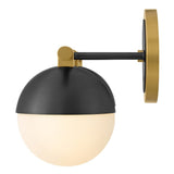 Bowie Vanity - 3 Lights Lacquered Brass / Black