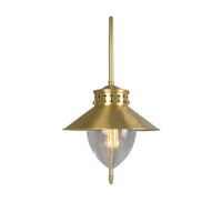 Boyd 1 Arm Wall Light - Antique Brass