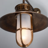 Boyd C Single Arm Wall Light Antique Brass
