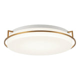 Brammerton Wall Sconce 15 Inch Aged Gold Brass