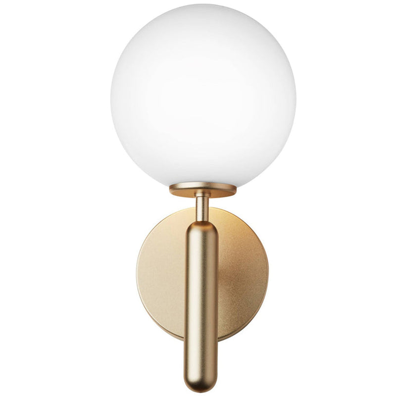 Brass/Opal Miira Wall Sconce by Nuura