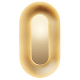 Brass Small Sassi LED Wall Sconce by Nuura