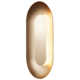 Brass Small Sassi LED Wall Sconce by Nuura
