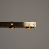 Brass Tram Linear Pendant by Seed Design Details