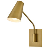 Bray Medium Swing Arm Single Light Sconce - Lacquered Brass - by Hinkley