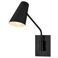 Bray Medium Swing Arm Single Light Sconce - Black - by Hinkley