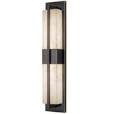 Briana Alabaster Bath and Vanity Light Bronze By Artcraft