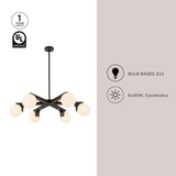 Black Briar Chandelier by Kuzco Lighting Details Light Source