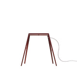 Bridge Table Lamp Bridge 2 Dark Red by Foscarini
