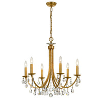 Bridgehampton Chandelier 26'' Antique Gold