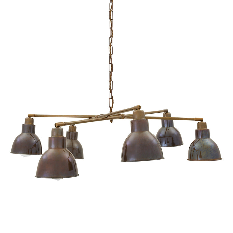 Bridgetown Contemporary Chandelier - Antique Brass