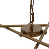 Bridgetown Contemporary Chandelier - Antique Brass